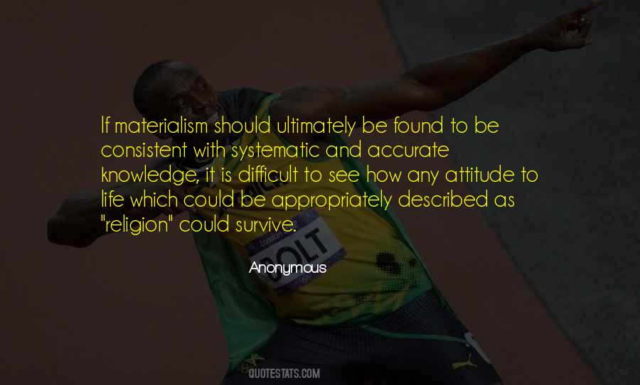 Knowledge Attitude Quotes #1479767