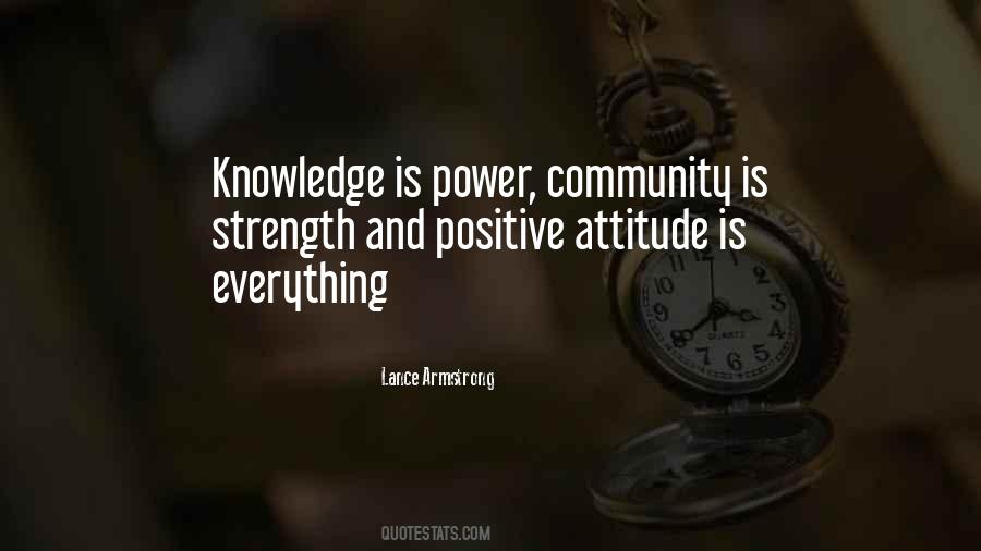 Knowledge Attitude Quotes #501152