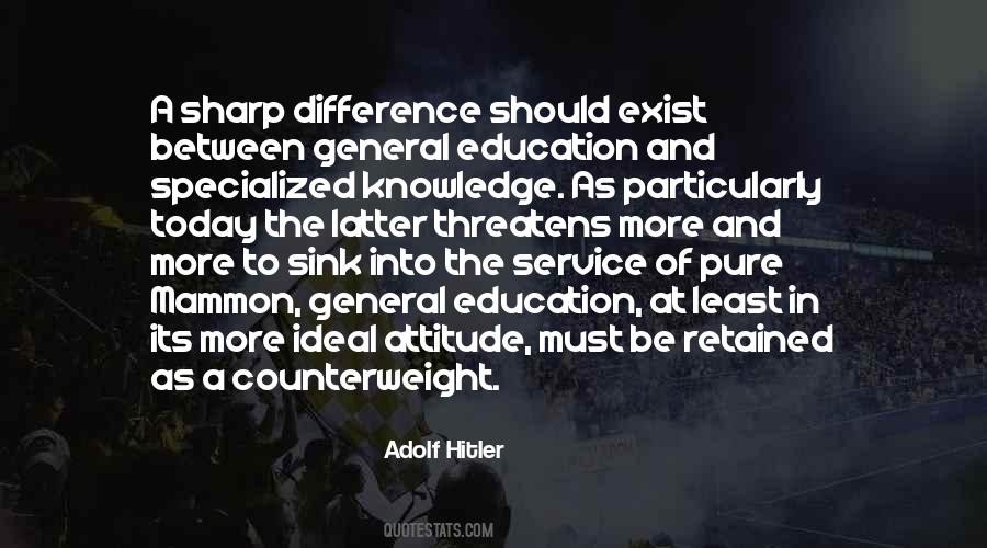 Knowledge Attitude Quotes #722478