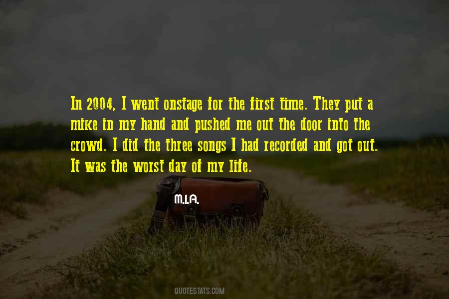 My Worst Day Quotes #245642