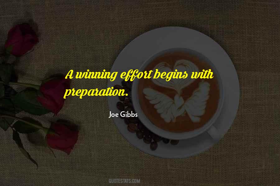 Winning Effort Quotes #1384905