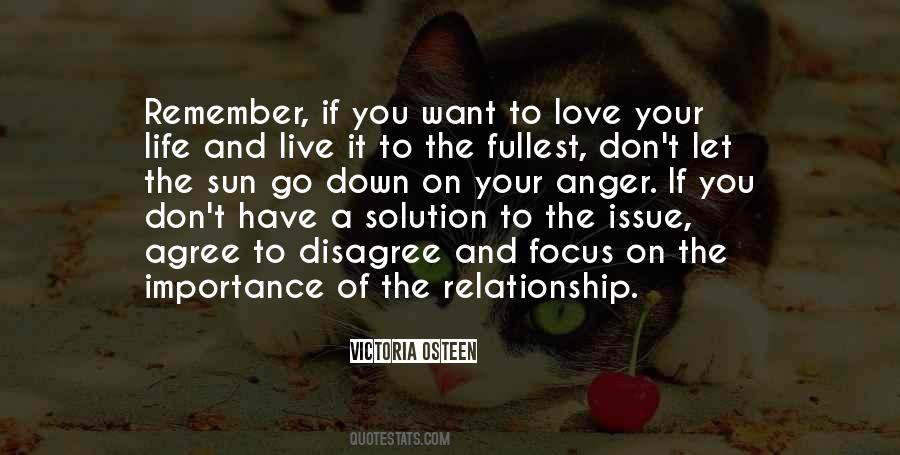 Quotes About The Importance Of Life #608414