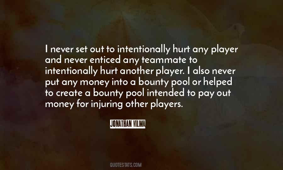 Pool Money Quotes #39232