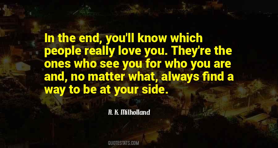 Who Really Love You Quotes #245819