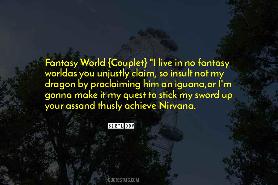 Fantasy World Quotes #1219131