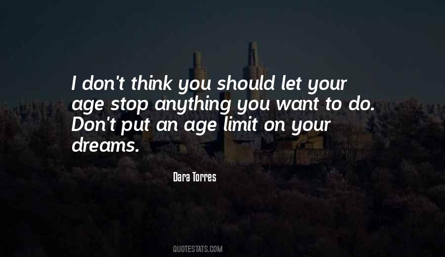 Quotes About The Age Limit #1196525