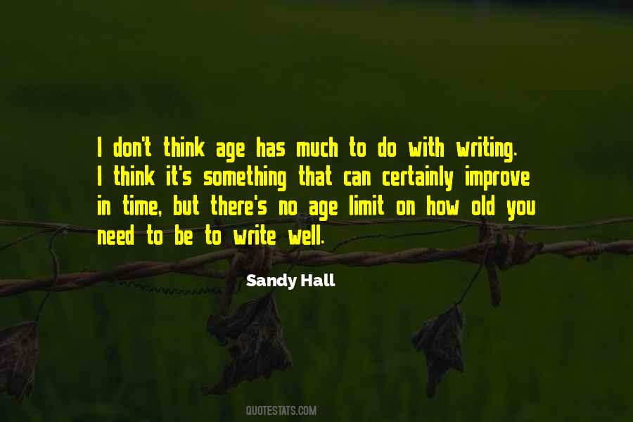 Quotes About The Age Limit #245676