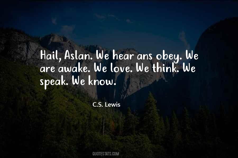 Obey Love Quotes #1190017
