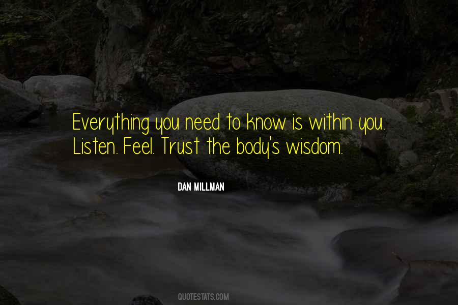 The Need To Know Quotes #15202