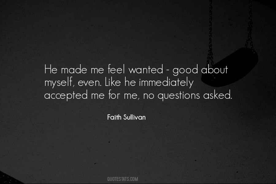 Feel Wanted Quotes #525796
