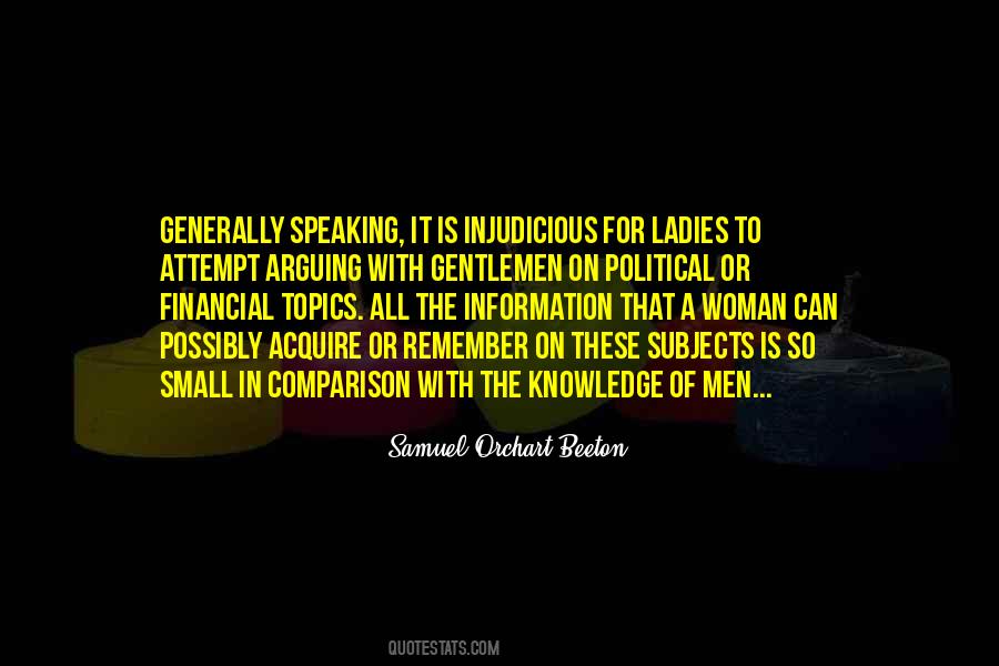 Remember The Ladies Quotes #1255542