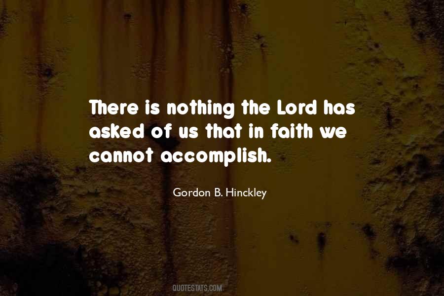 Lord Faith Quotes #1726469