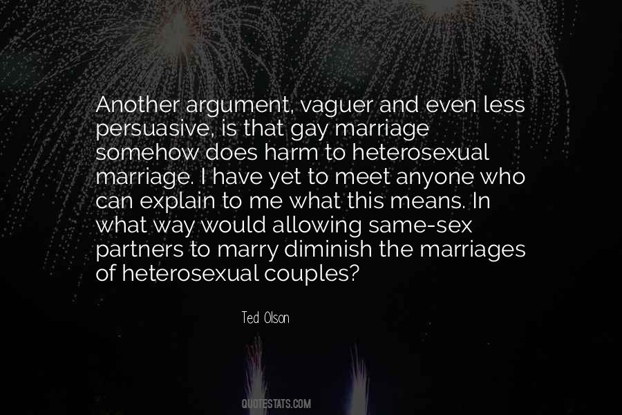 Quotes About Heterosexual Marriage #1599784