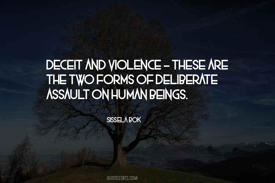 Human Violence Quotes #1704633