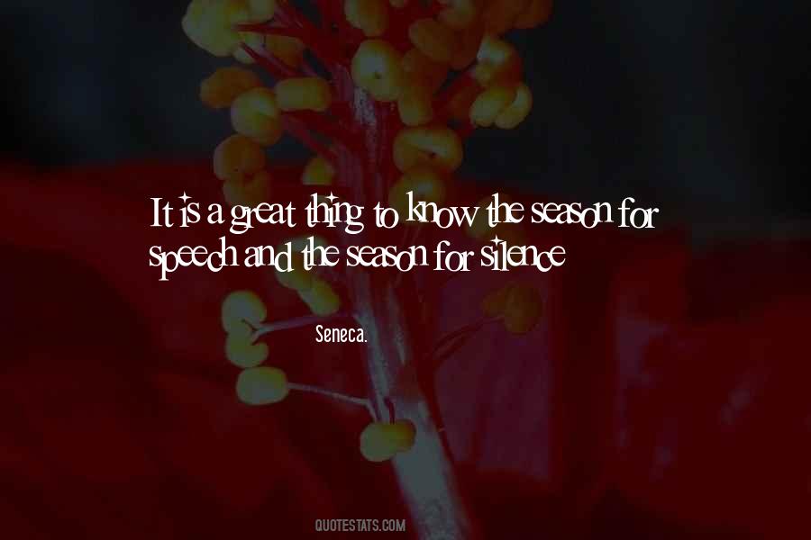 Season Of Silence Quotes #1355668