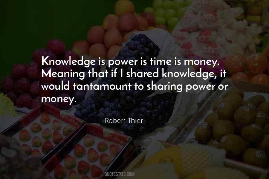 Quotes About Sharing Money #564291