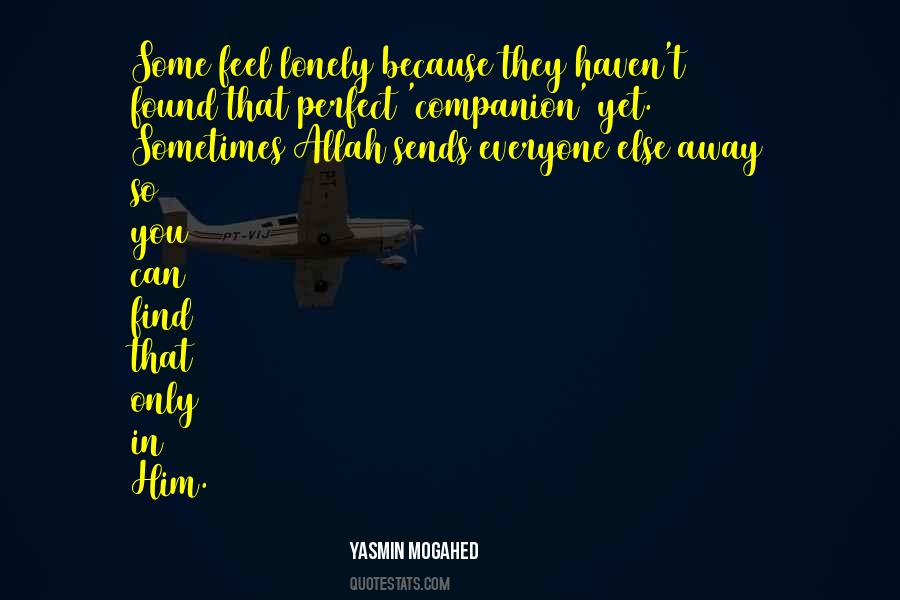 Perfect Companion Quotes #567531