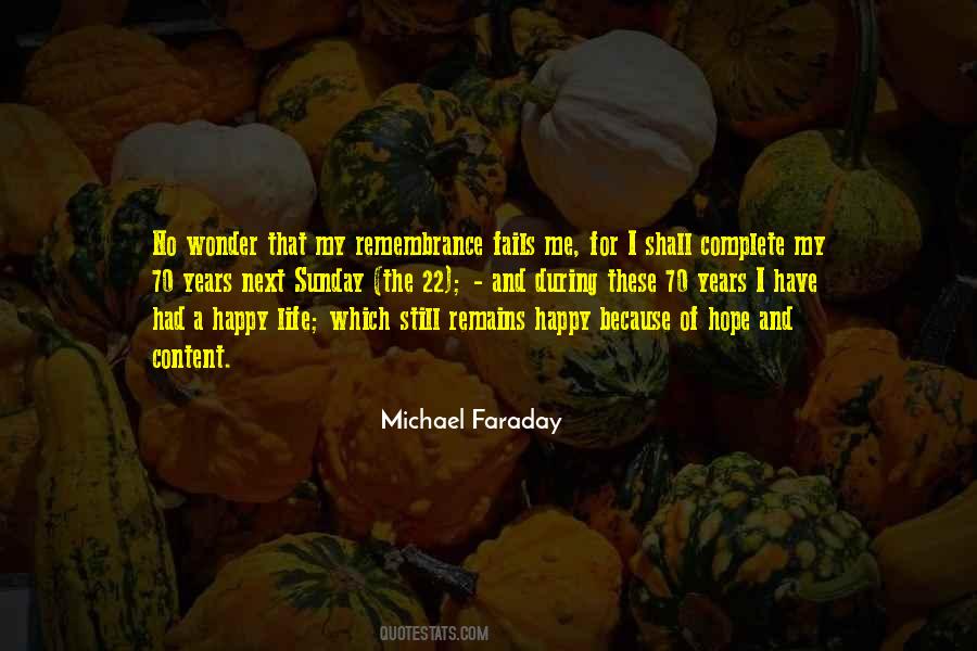 Faraday Michael Quotes #164770