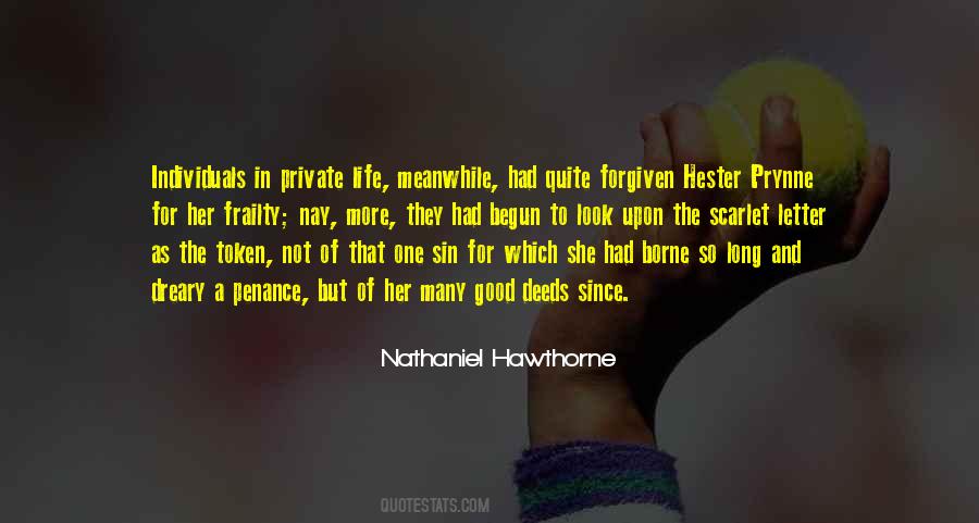 Quotes About Hester Prynne In Scarlet Letter #591490