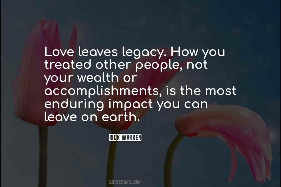 Love Impact Quotes #992076