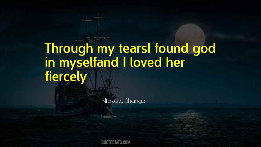 God And Tears Quotes #1659493