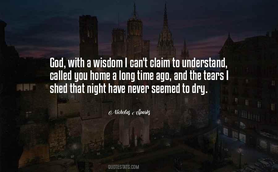 God And Tears Quotes #567908