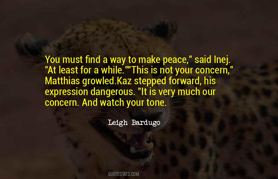 Way To Peace Quotes #1248570