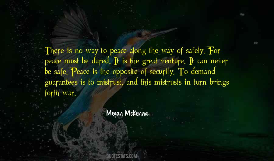 Way To Peace Quotes #1430894