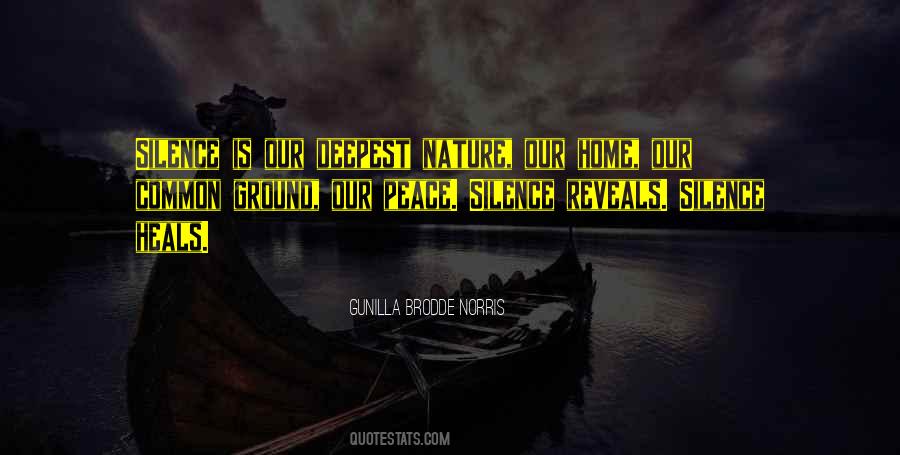 Peace Silence Quotes #1324518