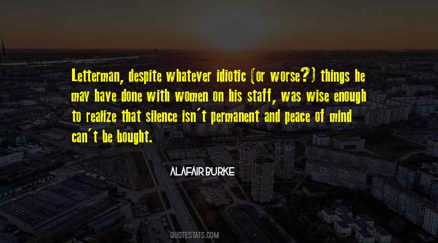 Peace Silence Quotes #1831694