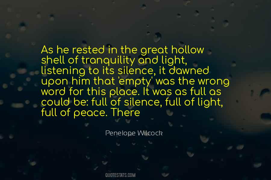 Peace Silence Quotes #1862900