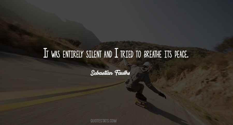 Peace Silence Quotes #226093
