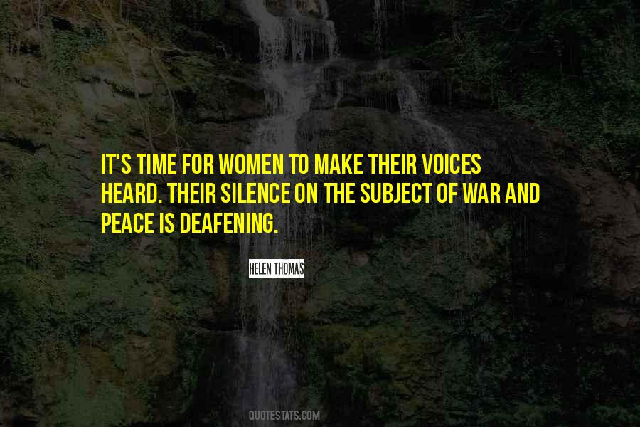 Peace Silence Quotes #582066