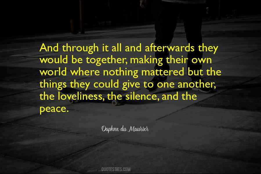 Peace Silence Quotes #697676