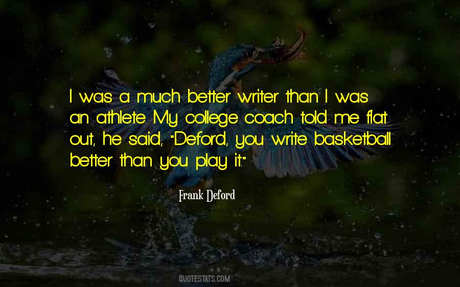 Basketball Athlete Quotes #1481500