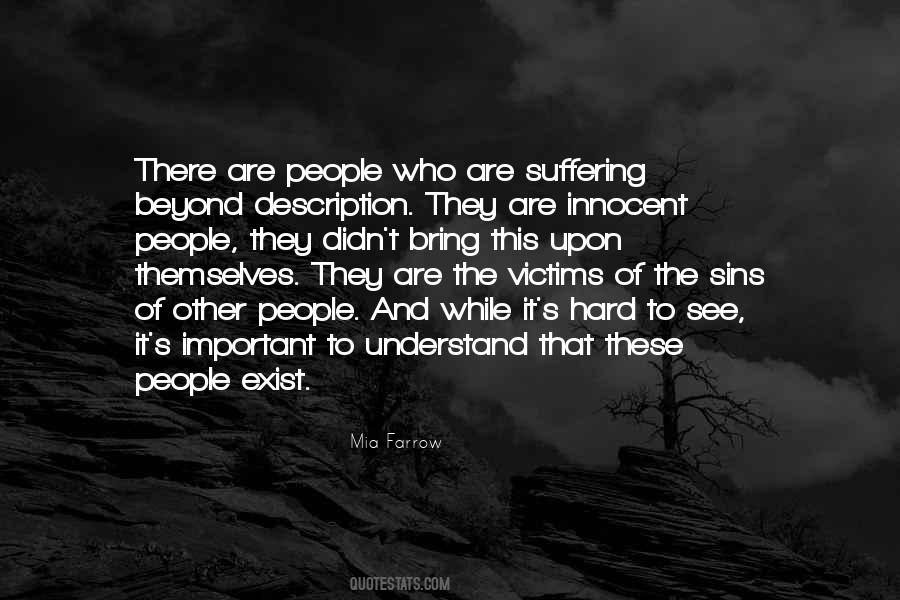 Innocent Suffering Quotes #717581