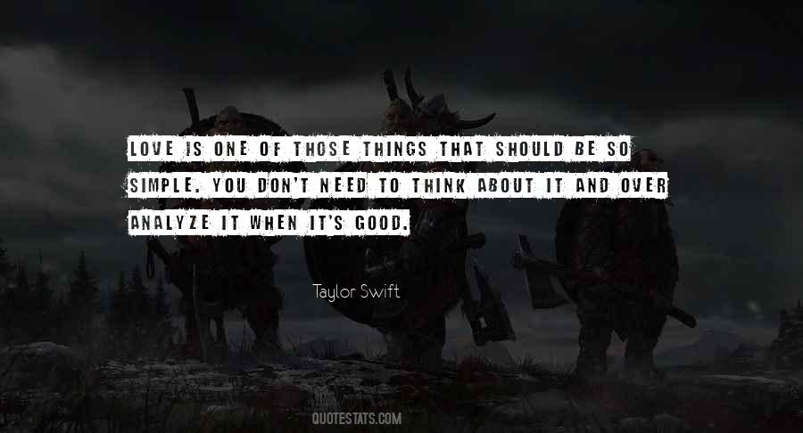 Love To Be Simple Quotes #228057