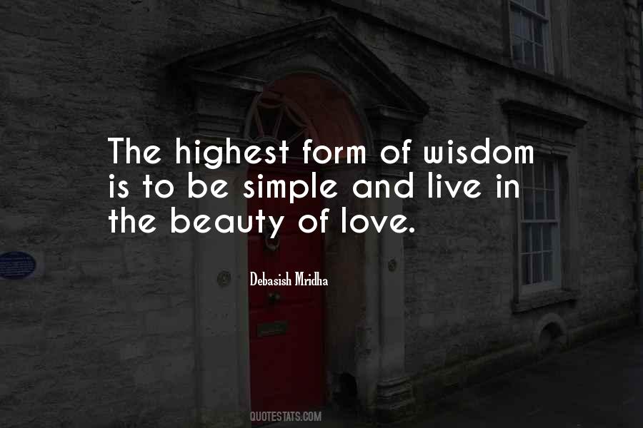 Love To Be Simple Quotes #908237