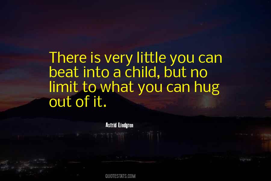 Hug From A Child Quotes #218947
