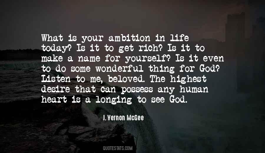 Quotes About Your Ambition #1060976