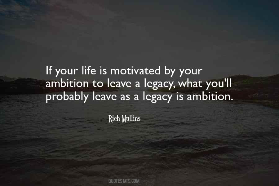 Quotes About Your Ambition #1296390