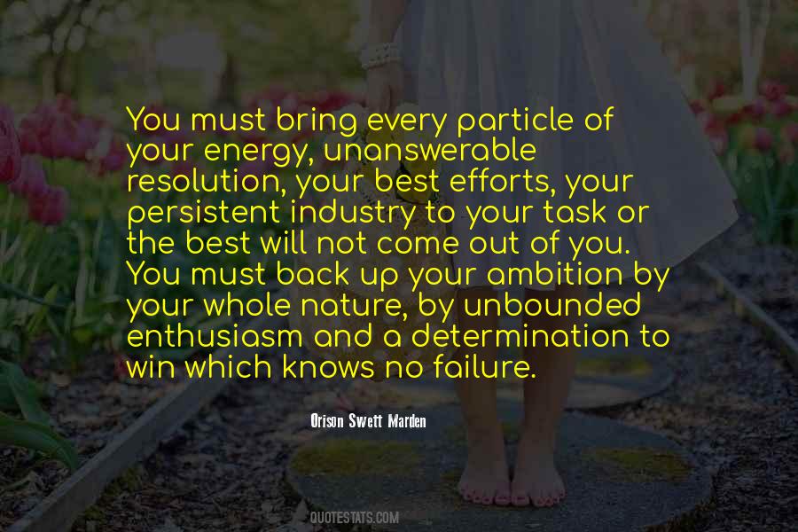 Quotes About Your Ambition #949851