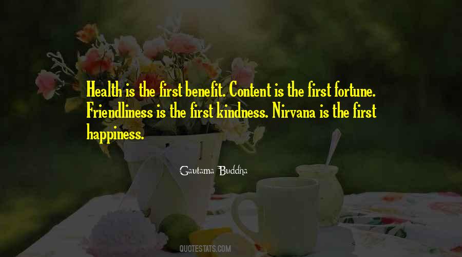 Health Is First Quotes #46970