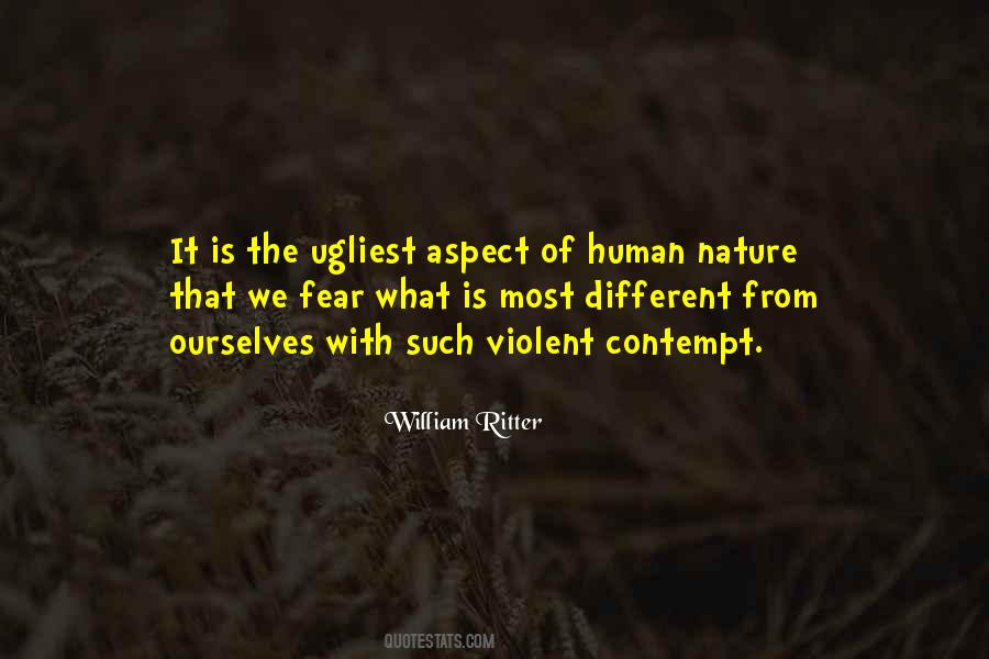 Human Nature Violent Quotes #930521