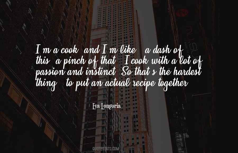 Cook Together Quotes #1579795