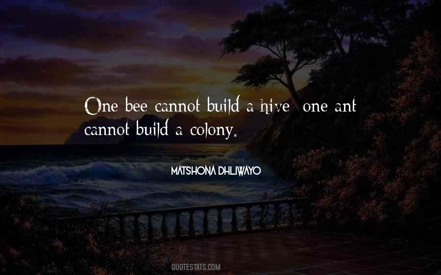 Bee Hive Quotes #494925
