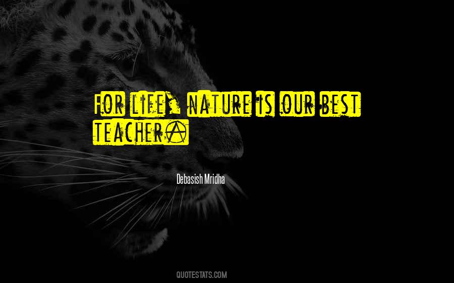 Life Best Teacher Quotes #1287847