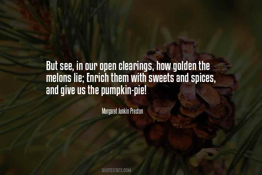 Sweet Pumpkin Quotes #1838055