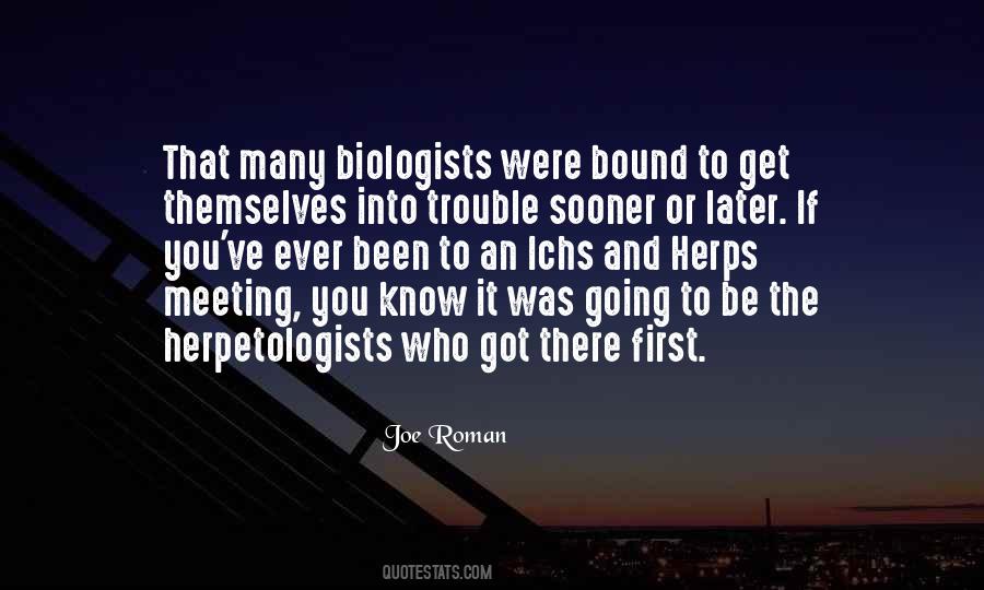 Quotes About Herpetologist #455349
