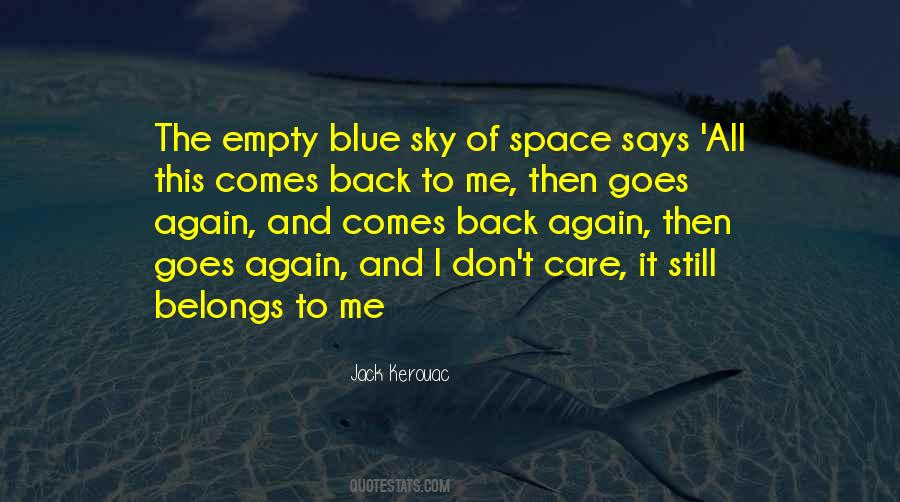 Blue Space Quotes #136074